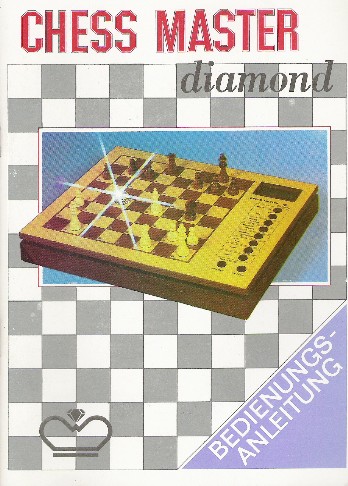 Deckblatt der Betriebsanleitung des Schachcomputers CM Diamond aus der ehem. DDR